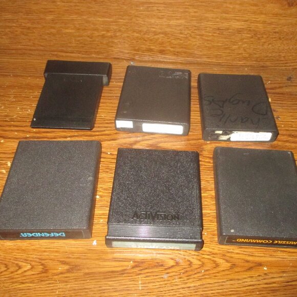 Mixed Lot of 6 Atari 2600 Games (Space Attack, Swordquest: Earthworld & more) - Picture 2 of 2